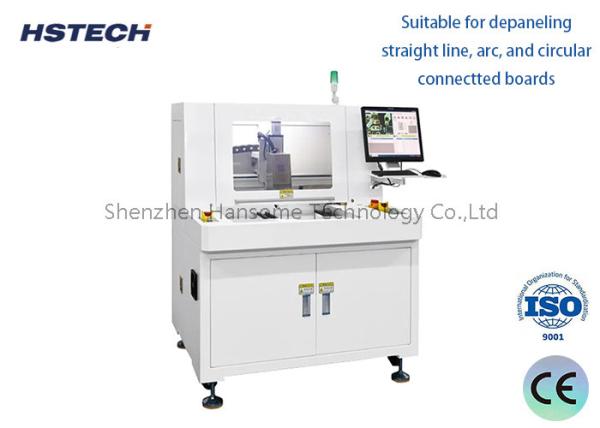 Cheap Depaneling with PCB Router Machine for Straight Line Arc and Circular Connectted Boards for sale
