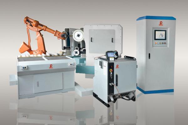 Cheap Automatic Robotic Grinding Cell , Robotic Deburring Machine For Hardware Fitting for sale