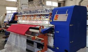 China 1200rpm Computerized Sewing And Quilting Machine 2 Rows For Bed Cover on sale