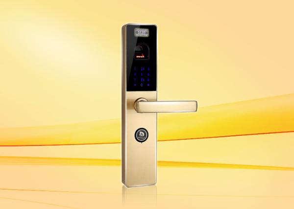 Cheap Fingerprint And Password Door Lock Support Reversible Handle , Touch Keypad for sale