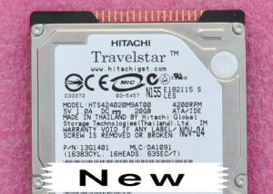 Best HTS424020M9AT00 20G Hitachi Hard Disk IDE 2.5 Inch Parallel Port For Notebook wholesale