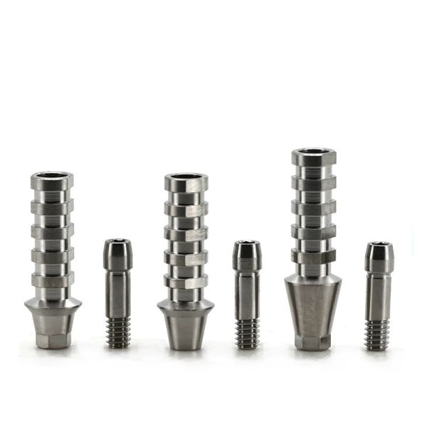 Osstem GS(TS)® HIossen® Titanium Temporary Abutment Compatible with Mini / Regular (Engaging & Non-Engaging)