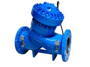 China Multifunctional Pump Control Valve DN50 - DN600 For  Water  Oil Steam on sale