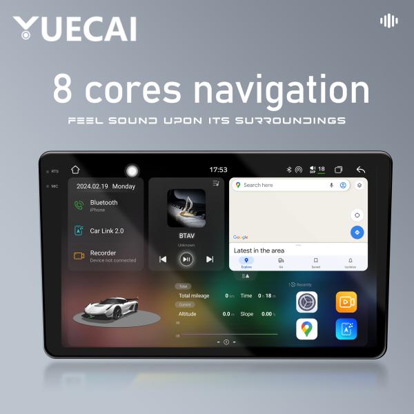 Cheap 9.5 / 10.3 Inch Car DVD GPS Navigation Large Screen Car Navigator Built in Wifi for sale