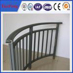 Best aluminum handrail for stairs/ aluminum balcony railing/ aluminum handrail brushed factory wholesale