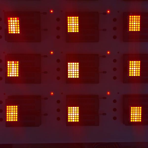 Cheap Square 3.39mm Dot 35mcd 1.1in 20mA Led Matrix Display Board for sale
