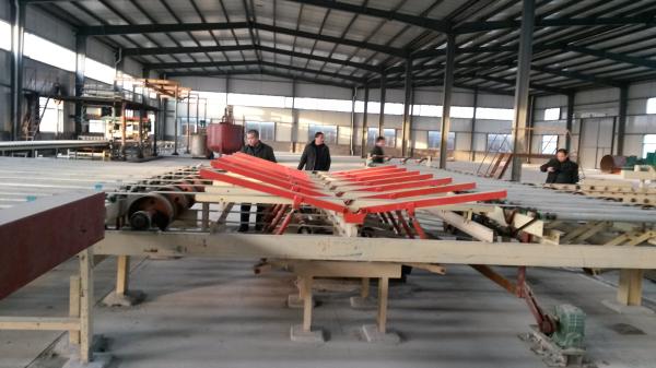 Cheap Magnesium Oxide Board Production Line with Pre Curing / Module Stripping Process for sale