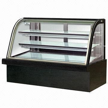Cheap Space Saving Cake Display Freezer Automatic Defrost With Adjustable Shelves for sale