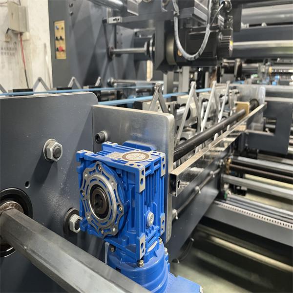 Cheap PLC Controlled 75kw Automatic Folder Gluer Stitcher With 1200/Min Stitching Speed for sale