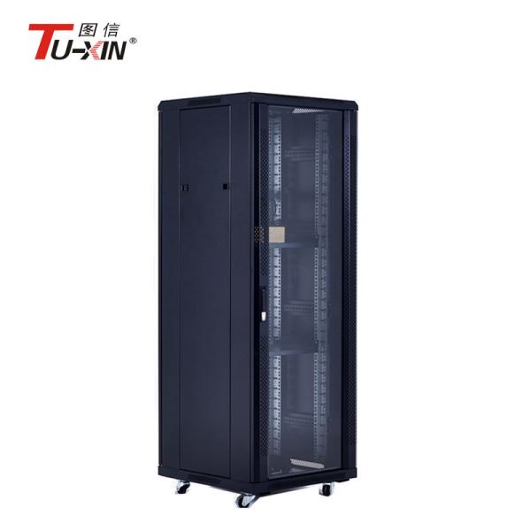 Cheap Full Height Computer Racks And Cabinets , High Capacity Rack Enclosure Server Cabinet for sale