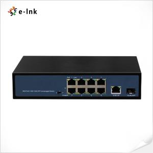 8 Port 802.3at PoE Switch + 1-Port Uplink Ethernet + 1-Port Gigabit