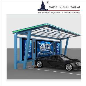 China Battery Charging LCD Screen 3800mm Vehicle Bus Booth on sale