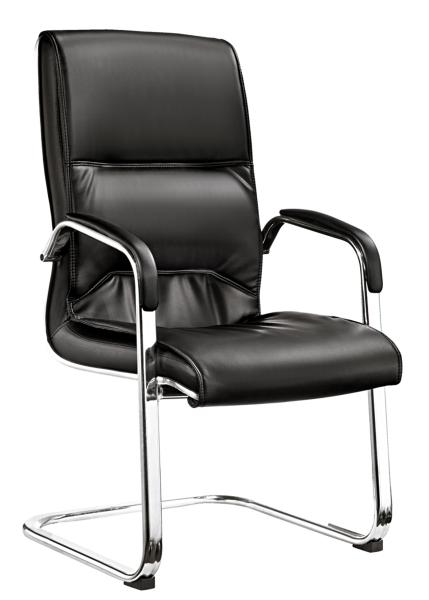 Cheap Durable Mid Back Office Visitor Chairs For Customers PU And PVC Covered for sale