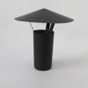 Best Black Rain Cap Standard Rain Protection Terminal And Suitable For Pellet Stoves wholesale