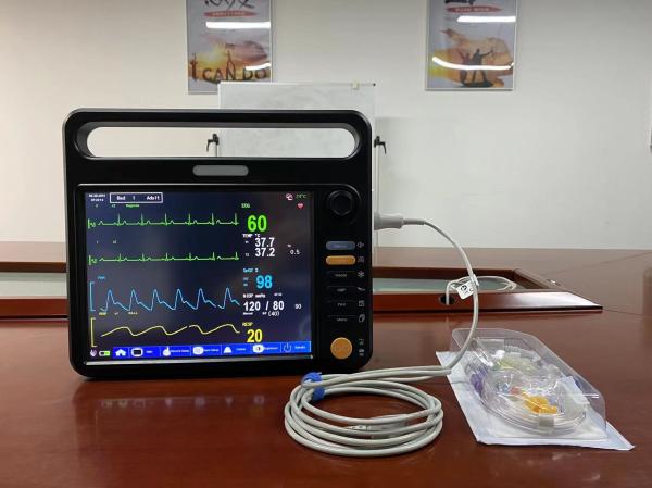Cheap Diagnostic Modular Patient Monitor MultiParameter With CMS Touch Printer for sale