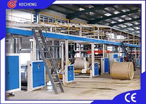 China Steam Heating 5ply 250m/min Corrugated Cardboard Production Line on sale
