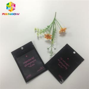 China Heat Sealed Foil Packaging Bags Custom Printing One Side Clear Transparent Resealable on sale