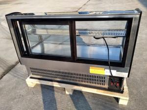 China Curved Glass Refrigerated Dessert Display Case Countertop 3.3CU.FT on sale