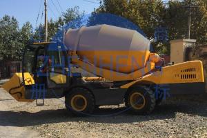 Adjustable 1.5m3 Self Loading Concrete Mixer 6252 X 2200 X 2892 Mm Size
