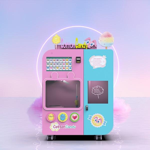 Cheap CE Fully Automatic Cotton Candy Machine 700W-2500W 110V-240V App Remote Control for sale