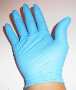 Best Blue Dispsoable Examination Nitrile Glove Powder Free 12 Inch For Medical Use wholesale