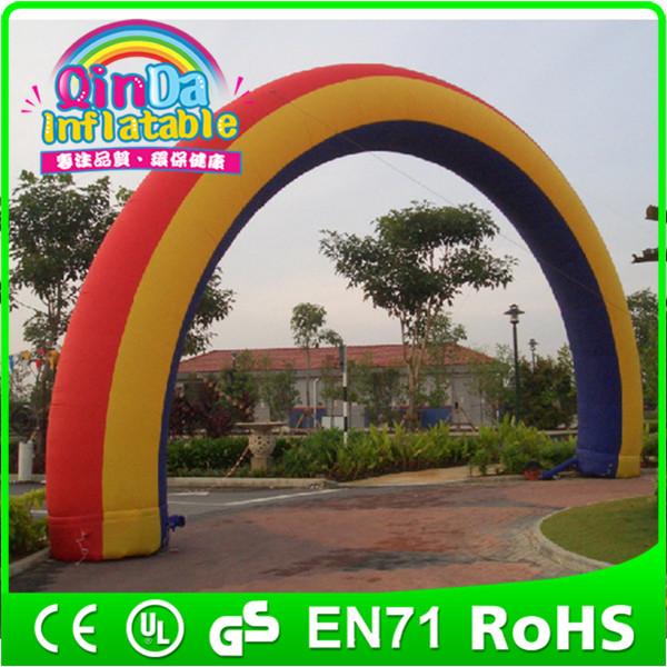 Cheap Attractive Advertising inflatable arch ,customized arch like rainbow arch for sale