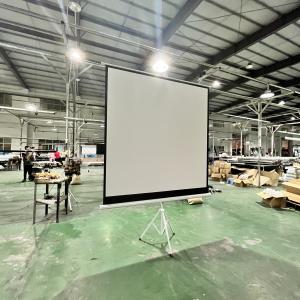 China 4:3 Tripod Projector Screen Front With Stand 120 Inch Lightweight on sale