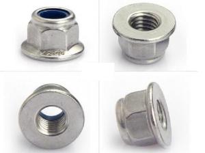 Prevailing Torque Type Hex Flange Nut Grade 8 10 With Non Metallic Insert