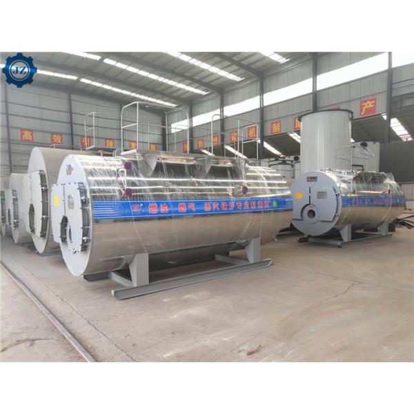 1000 Kg 1 Ton Natural Gas Fired Steam Boilers Horizontal For Food Sterilization
