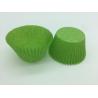 Buy cheap Round Shape Green Paper Cupcake Liners Celebration Cake Takeaway Food Container from wholesalers