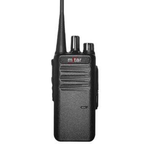 MSTAR 2 Way Walkie Talkie M-898 Digital AI Noise Reduction One Key Decoding Anti Breaking Code Black