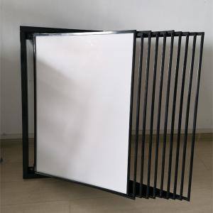 China 10 Panel Knock Down Swing Poster Frame Stand Wall Mounted 20 View Poster on sale