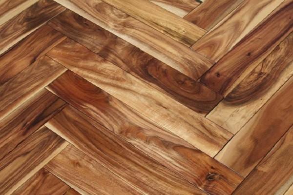Cheap natural acacia engineered herringbone flooring for sale