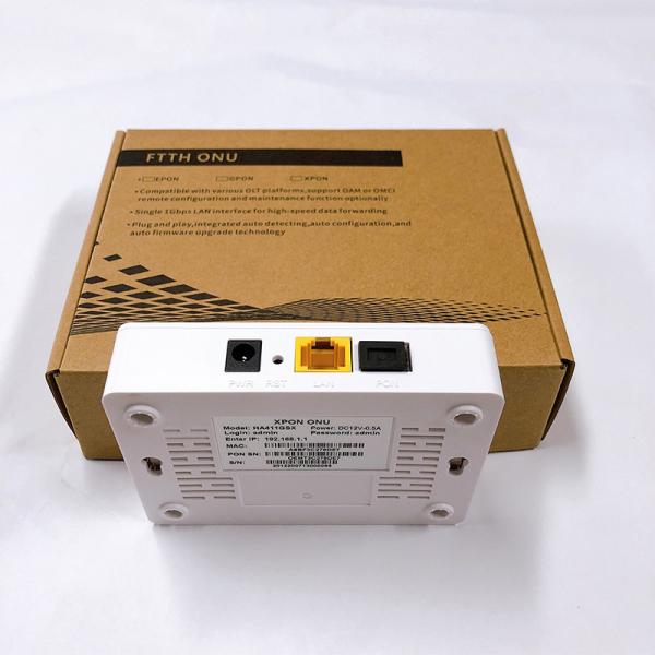 Cheap White One Pon Gigabit GPON ONU Switch Mode Automatically for sale