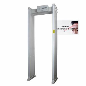 Single Zone Temperature Walk Through Metal Detector With Alarming Function