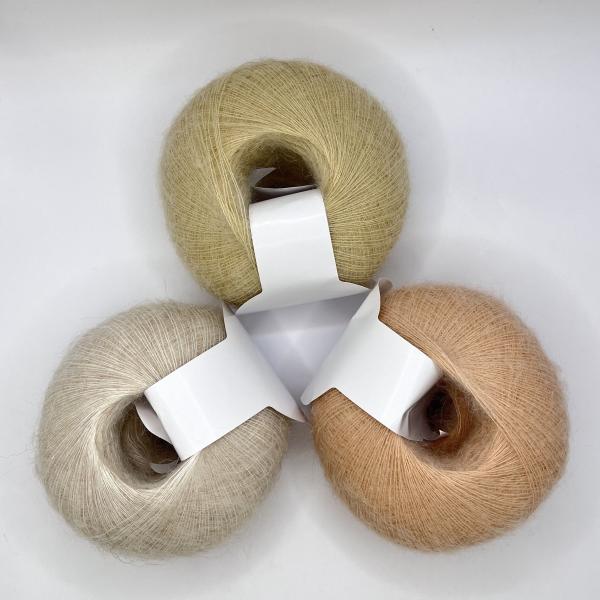 Cheap Mohair Knitting Ball Brushed Yarn Custom Fancy Yarn for sale