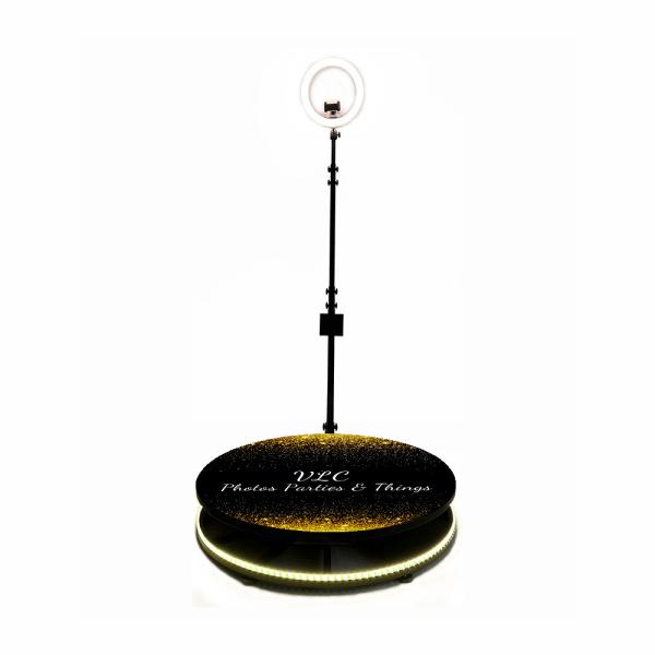 Cheap Rotating Automatic 360 Spin Photo Booth Machine Remote Control for sale