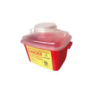 Best High Quality PP Medical square Red sharps containers wholesale