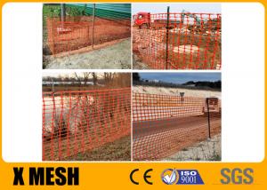 Best 100mm X 40mm Mesh Size Plastic Mesh Netting 1.2m Width 50m Length Orange wholesale