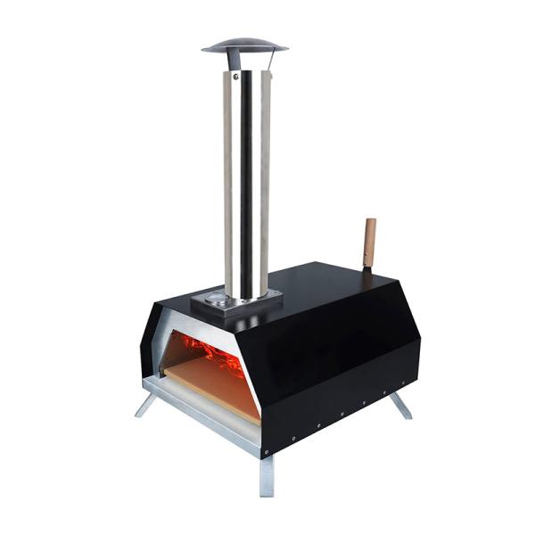 Cheap 16" Pizza Oven Wood Fired 500 Portable Pellets Pizza Stove with Chimney Smoke Outlet for sale