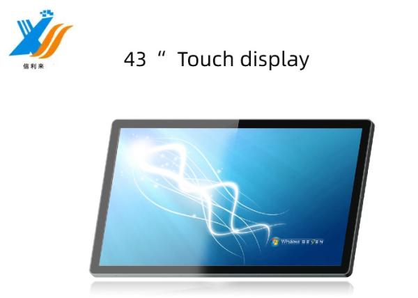 Cheap 43 Inch Projected Capacitive Touch Panel Waterproof And Fingerprint Proof for sale