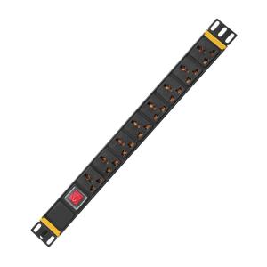 China 11 Jack Vertical Rack Mount Power Strip , Universal Outlet DC Intelligent Power Distribution Unit on sale