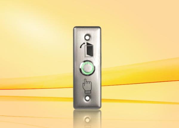 Cheap Stainless steel Exit Push Button For Access Control With Nickel - Plated Copper Button for sale
