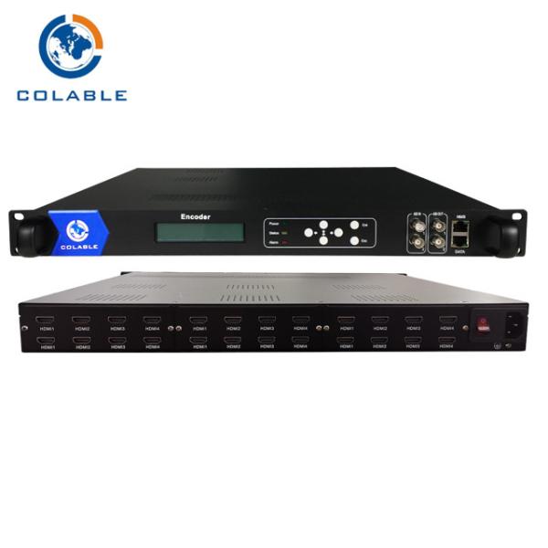 Cheap 24 Channels MPEG-4 AVC/H.264 Encoder HDMI IPTV Streaming Encoder COL5011F for sale
