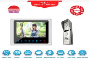 China High definition Wire video intercom doorbell AHD 1080P waterproof video door phone with independent lock function on sale