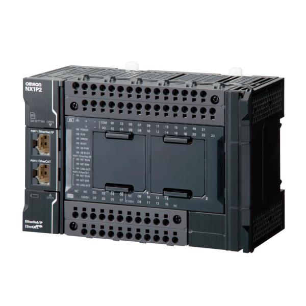 Cheap 2 MS DIN Rail PLC Programmable Logic Controller 24V DC NX1P2-1040DT for sale