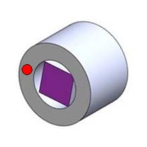 China GaPho Free Space Isolator High Power Optical Isolator Polarization Dependent on sale