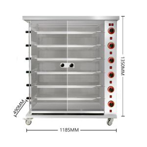 Commercial Electric & Gas Chicken Roaster Rotisserie Grill Machine Roast Chicken