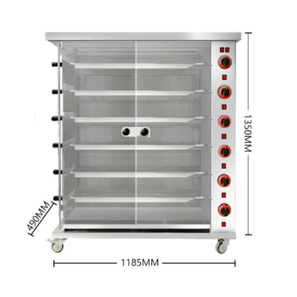 Commercial Electric & Gas Chicken Roaster Rotisserie Grill Machine Roast Chicken