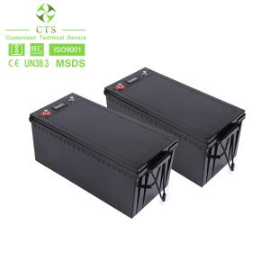 China LCD Display 12.8V 200Ah Lithium RV Deep Cycle Battery For Camper on sale
